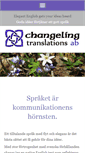 Mobile Screenshot of changelingtranslations.com